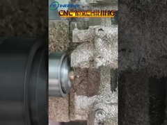 Seluruh proses pemesinan presisi bagian stainless steel dengan mesin bubut CNC