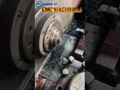 Precision tinggi CNC memutar bagian tembaga pemrosesan video