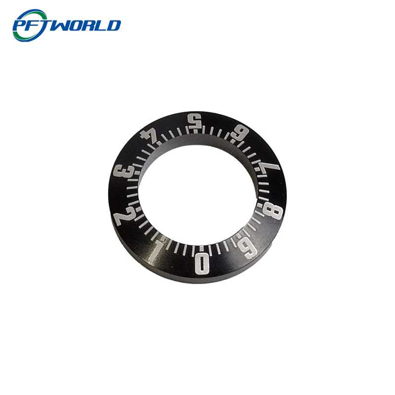 OEM CNC Turning Machining Parts Laser Engraving Black Anodizing Aluminum Parts