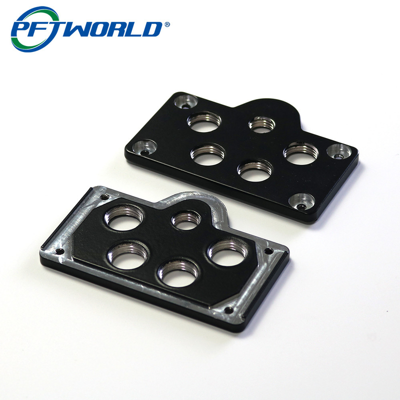 Black Anodized Precision Aluminum Parts Customized Milling Metal