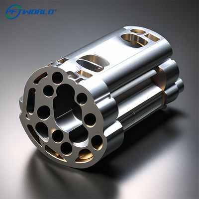 Precision CNC Aluminium Machined Parts Testure Surface Finish untuk aplikasi fleksibilitas rendah