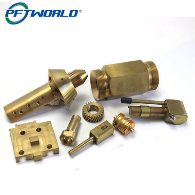 Precision CNC Brass Parts with Heat Resistance Plating Surface Treatment Desain yang disesuaikan