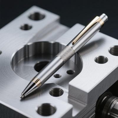 Pena saku titanium taktis anodized korosi-tahan korosi & pemesinan cnc-siap-hadiah pena titanium